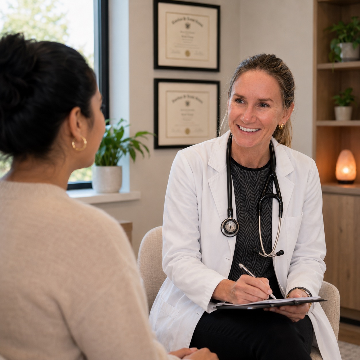 Patient consultation at Encompass Care